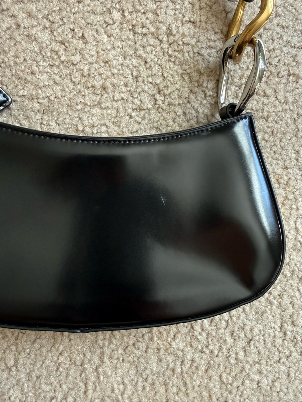EUC STAUD Black Leather Ollie Handbag - Picture 5 of 8